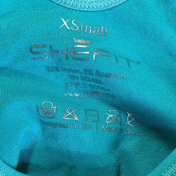 Shefit Womens Sports Bra Size XSmall Blue‎ Perfect Lounge Seamless NWT - Picture 5 of 5